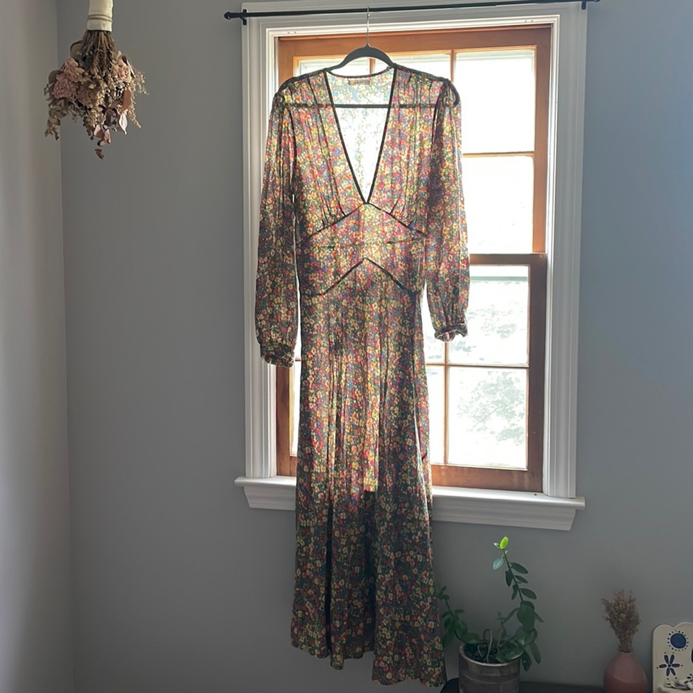 Doen Charleston dress in Green Valley Floral